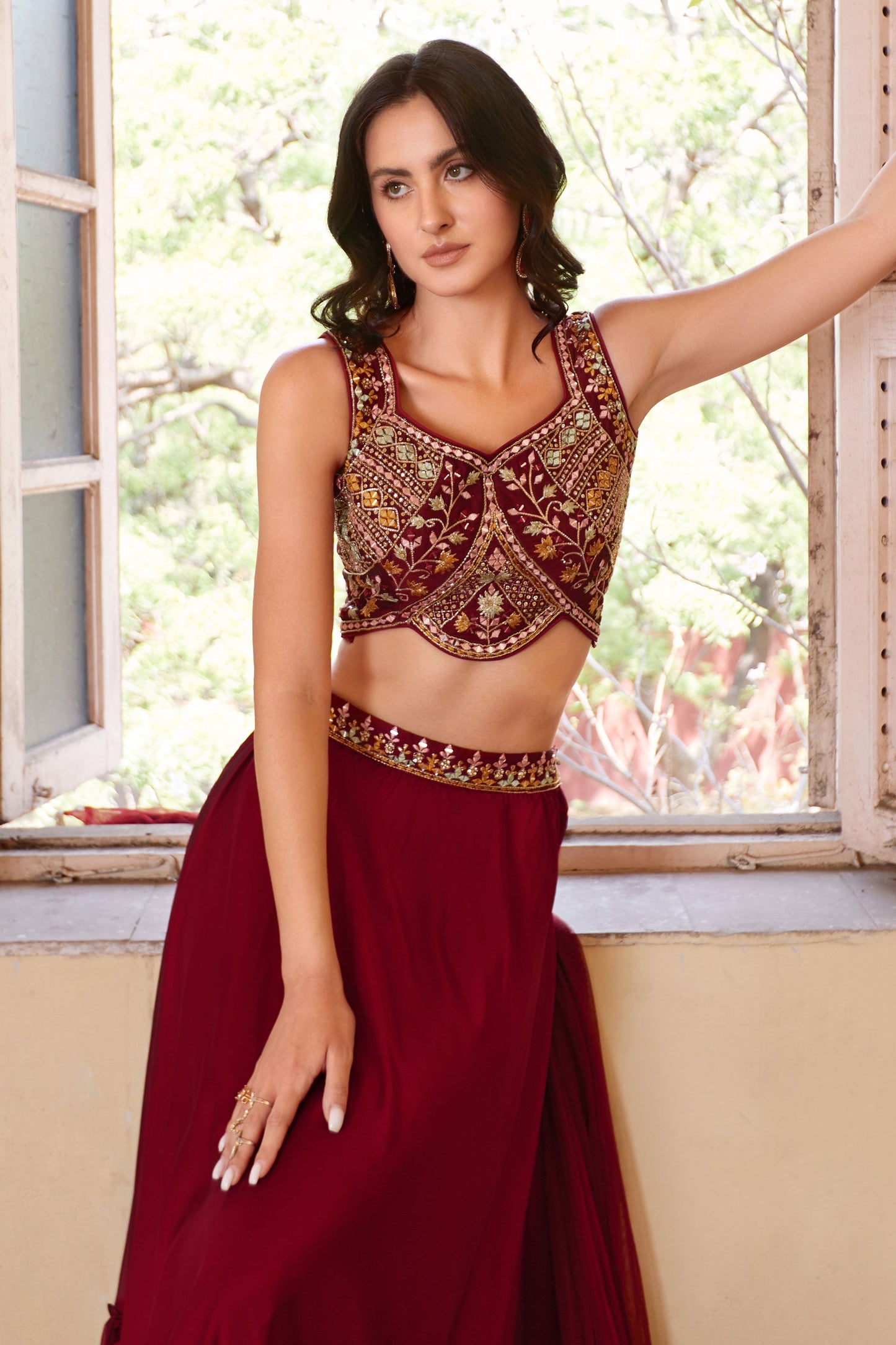 maroon-georgette-skirt-set-zbss100076_5_SareeButa.com