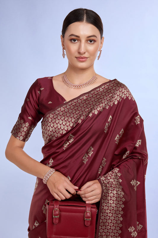 maroon-woven-silk-saree-zb132185_2_SareeButa.com