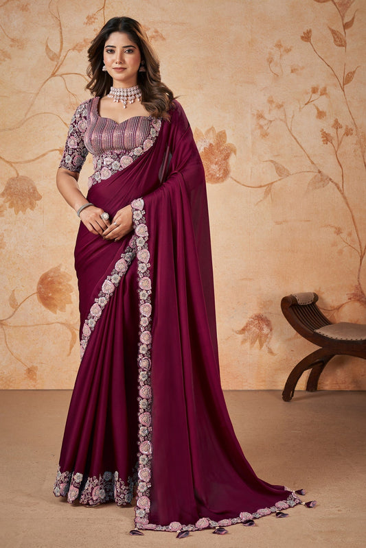 maroon-satin-chiffon-silk-saree-zb140001_1_SareeButa.com