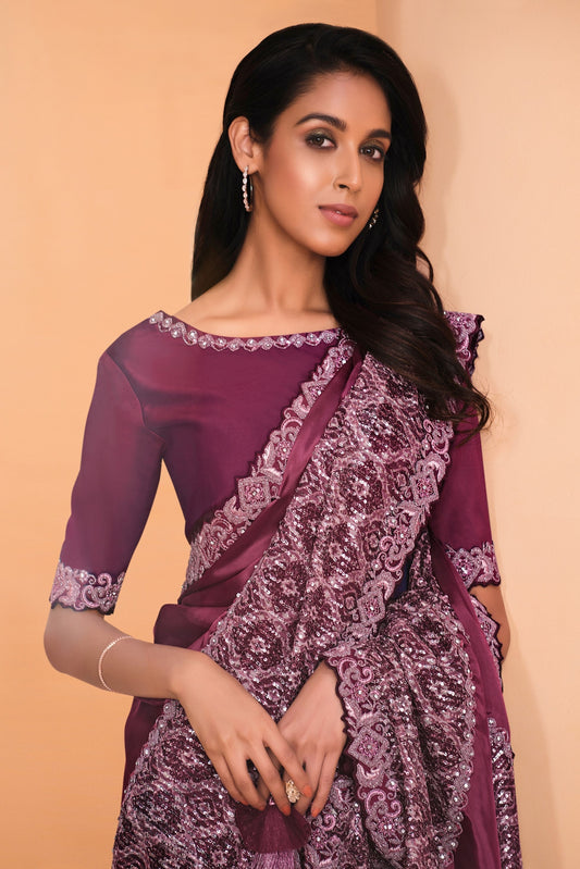 maroon-satin-crepe-saree-zb130555_2_SareeButa.com