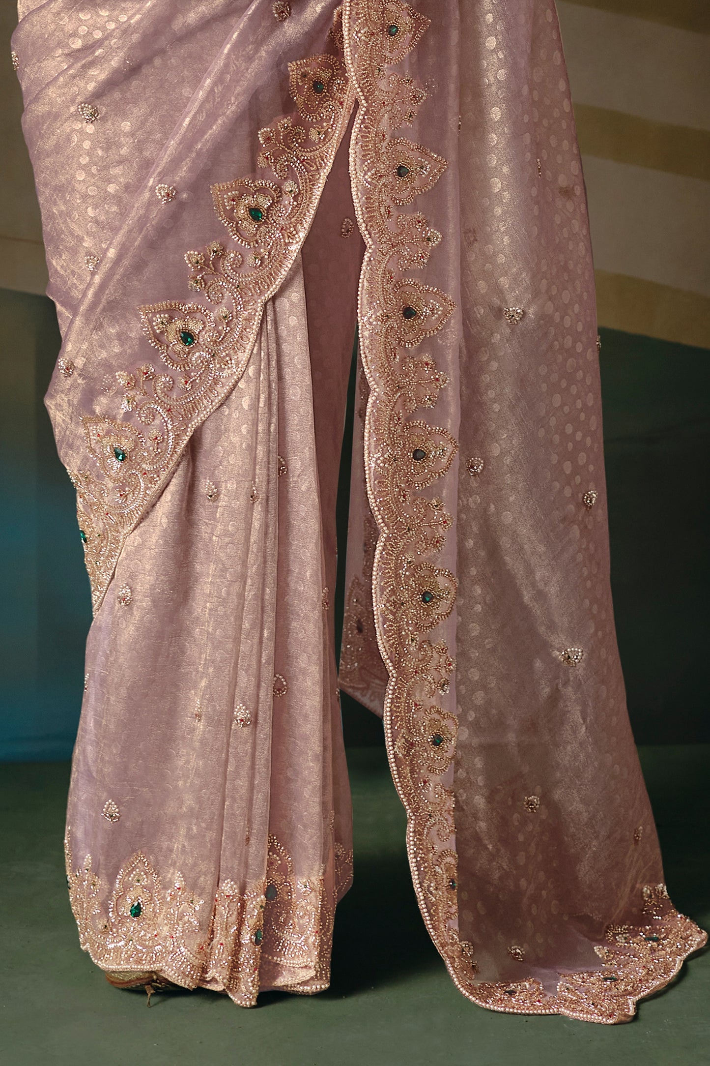 Mauve Embroidered Organza Saree-SAR12014_5_SareeButa.com
