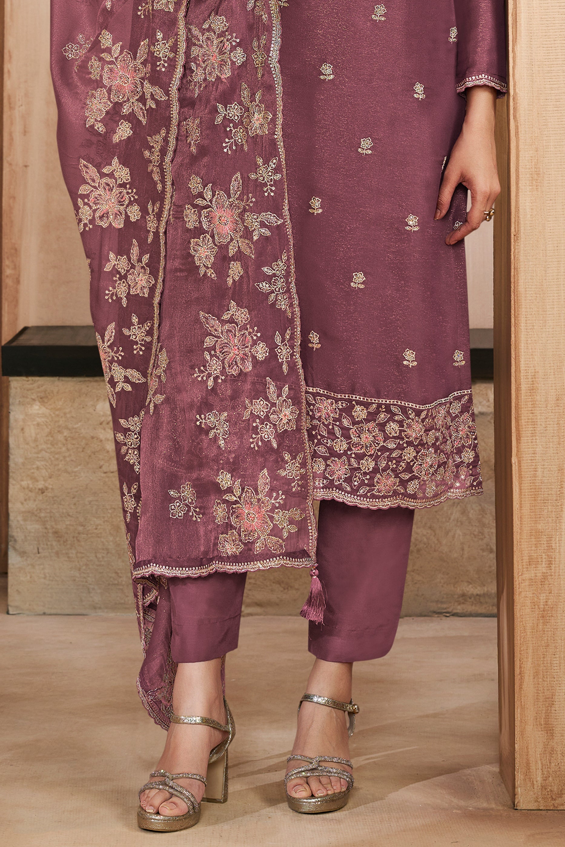 Purple Embroidered Silk Suit-SAR11745_4_SareeButa.com