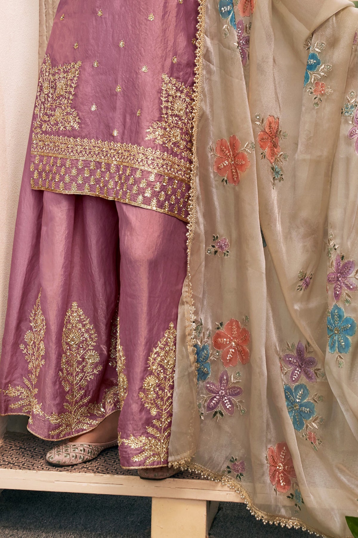 Mauve Purple Fendy Silk Embroidered Palazzo Suit-SAR13548_5_SareeButa.com