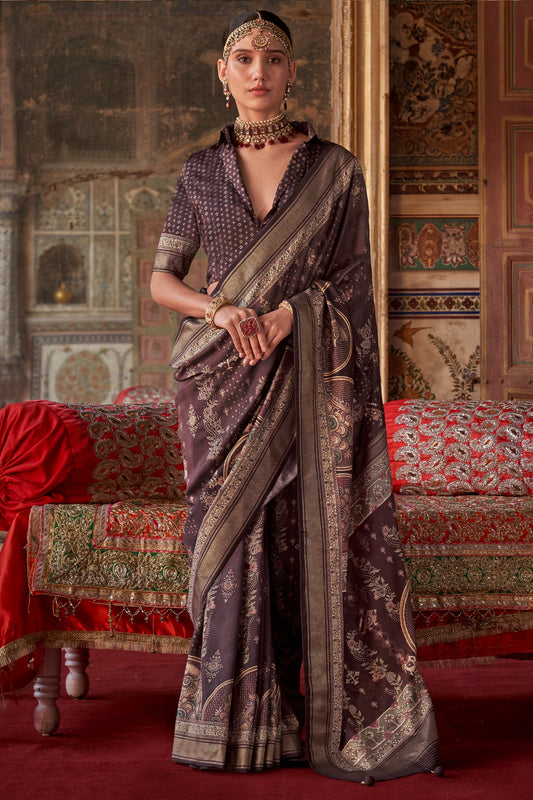 Mauve Purple Printed Silk Saree-SAR10116_1_SareeButa.com