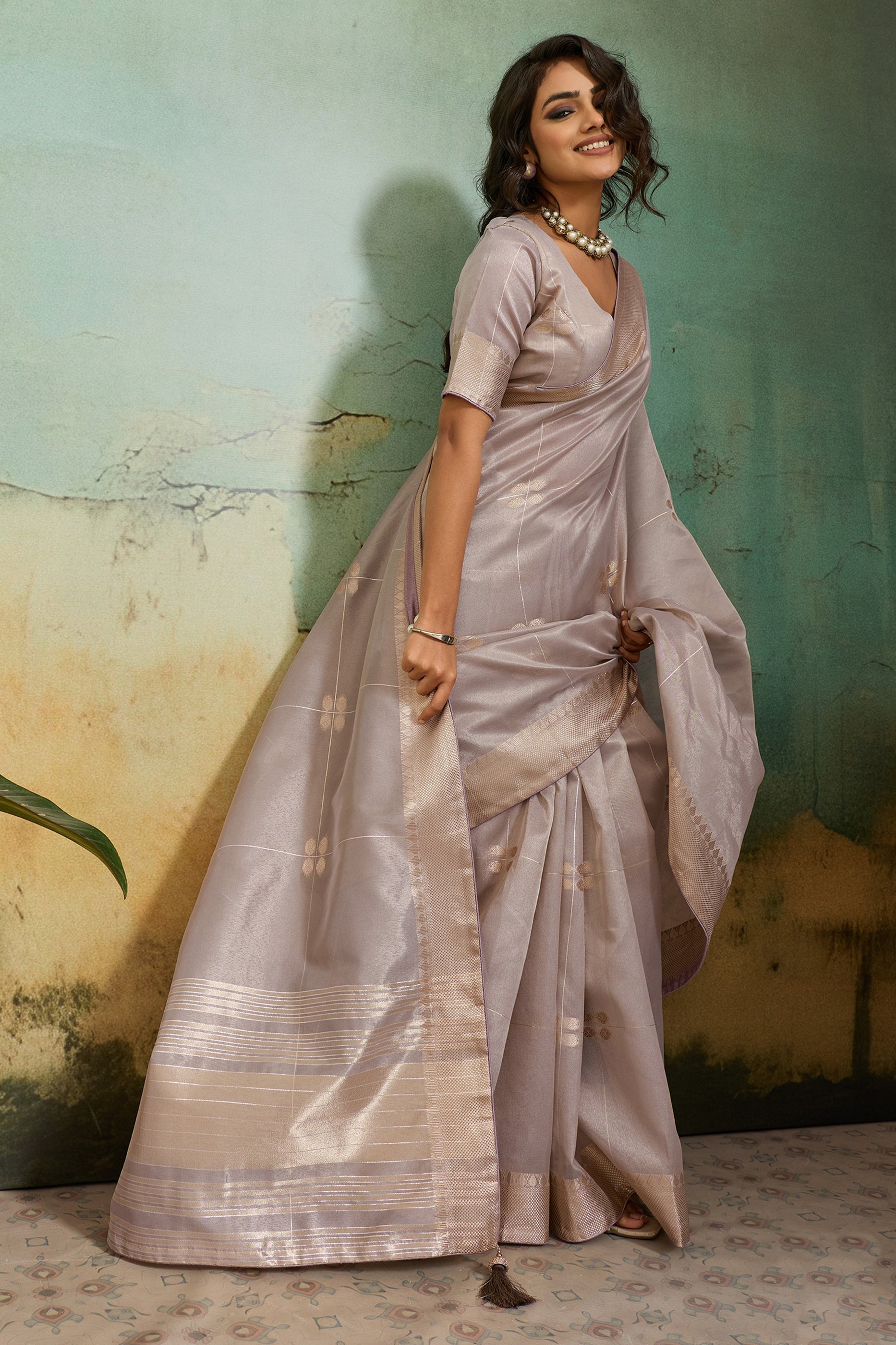 Mauve Tissue Linen Saree-SAR12547_4_SareeButa.com