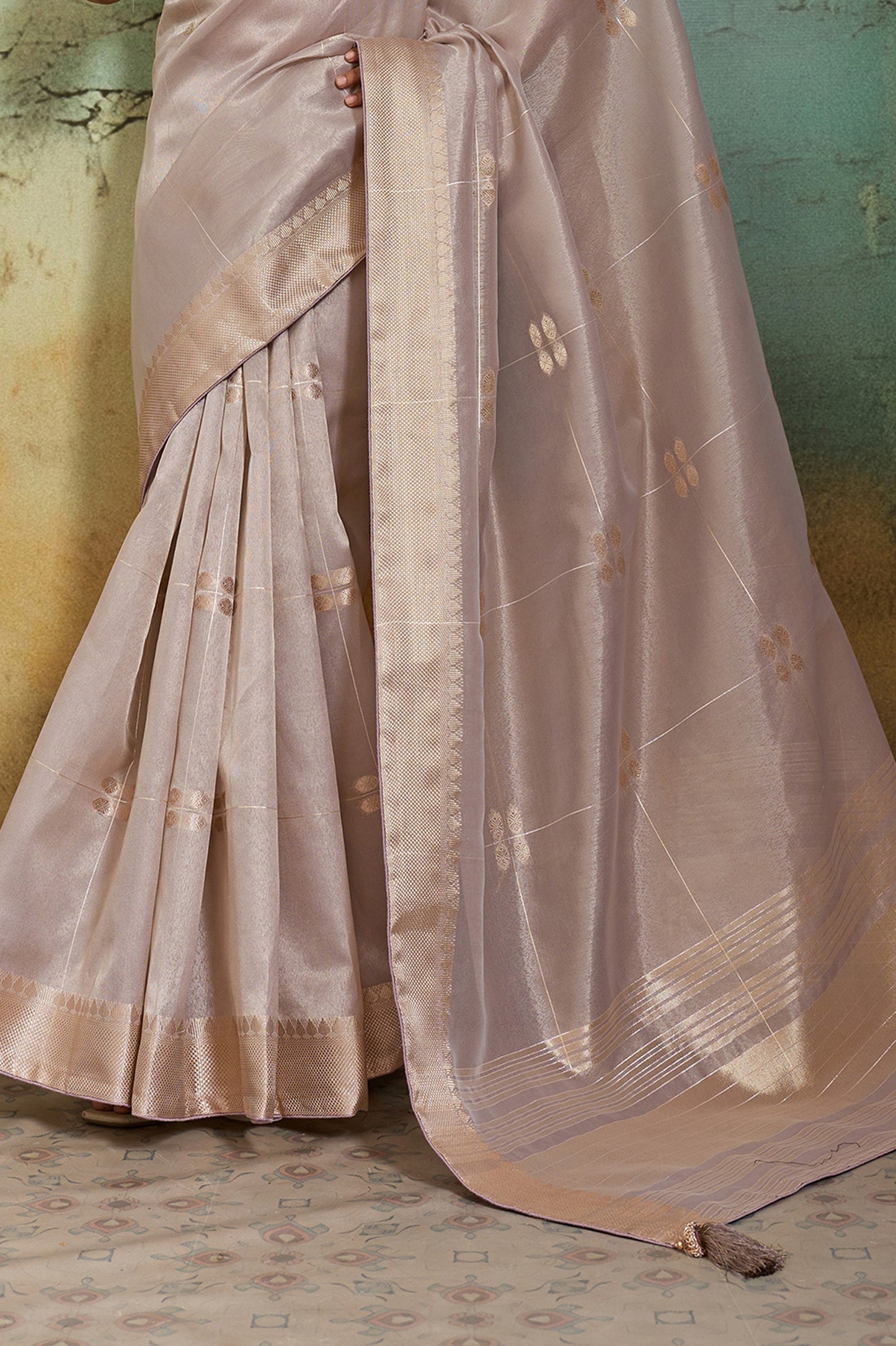 Mauve Tissue Linen Saree-SAR12547_5_SareeButa.com