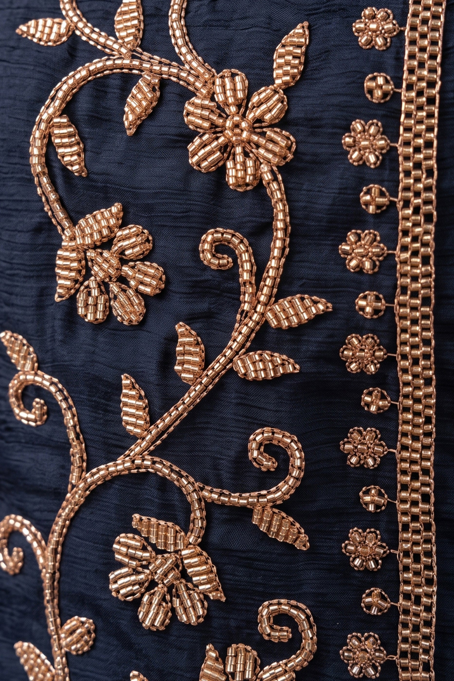 Midnight Blue Readymade Embroidered Chinon Suit-SAR12977_5_SareeButa.com