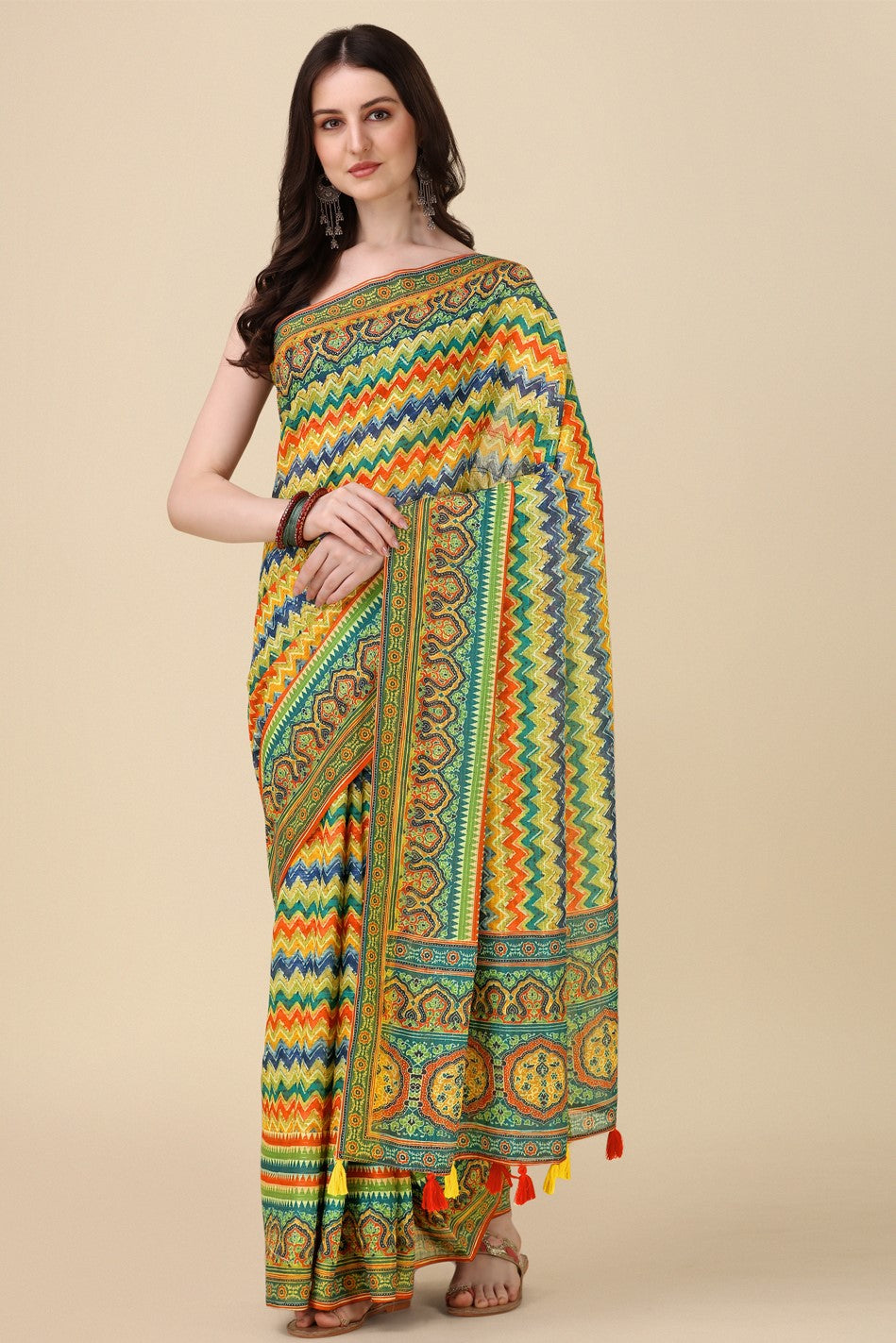 multi-printed-linen-saree-zb132681_1_SareeButa.com