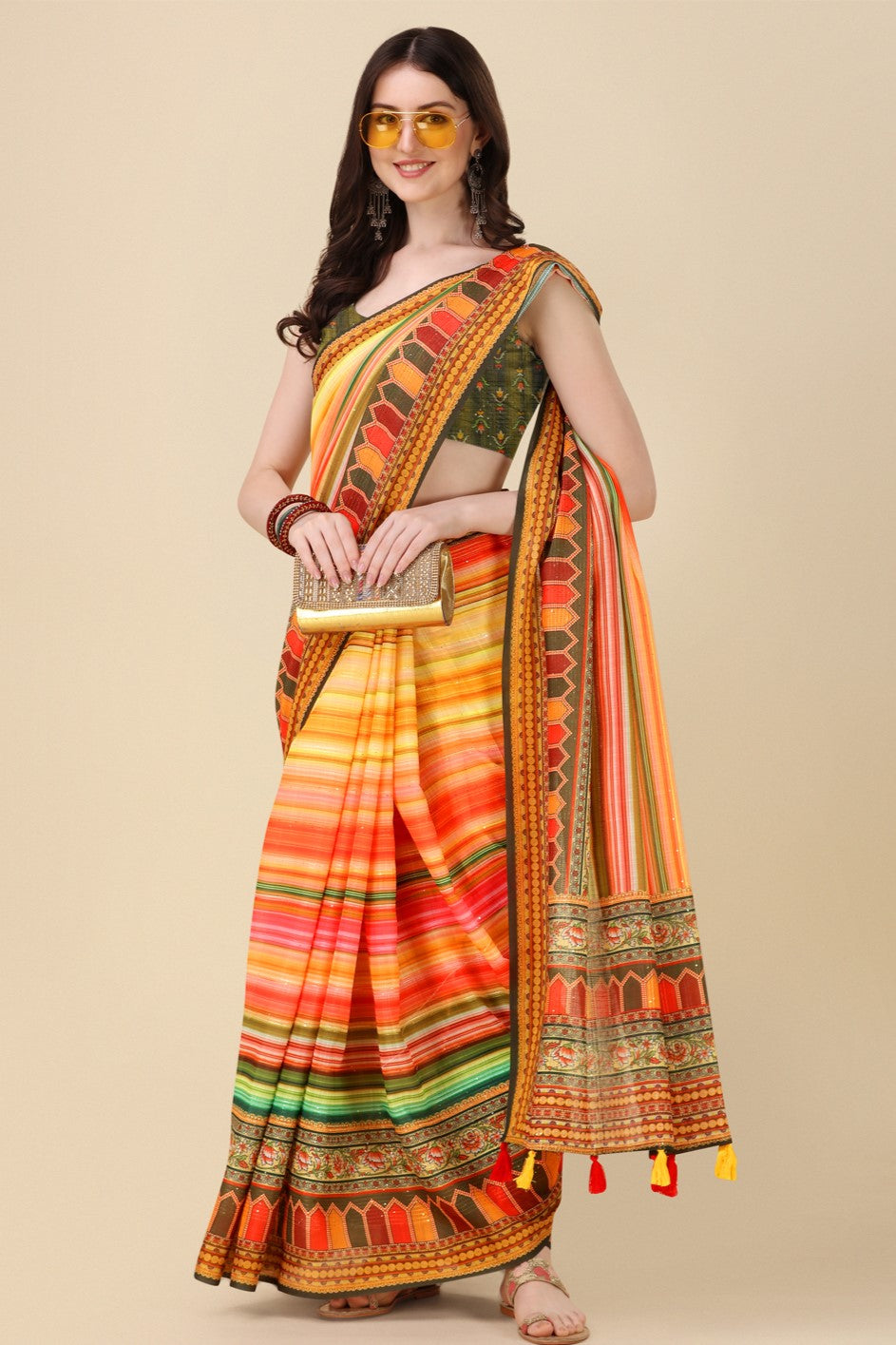 multi-printed-linen-saree-zb132682_3_SareeButa.com