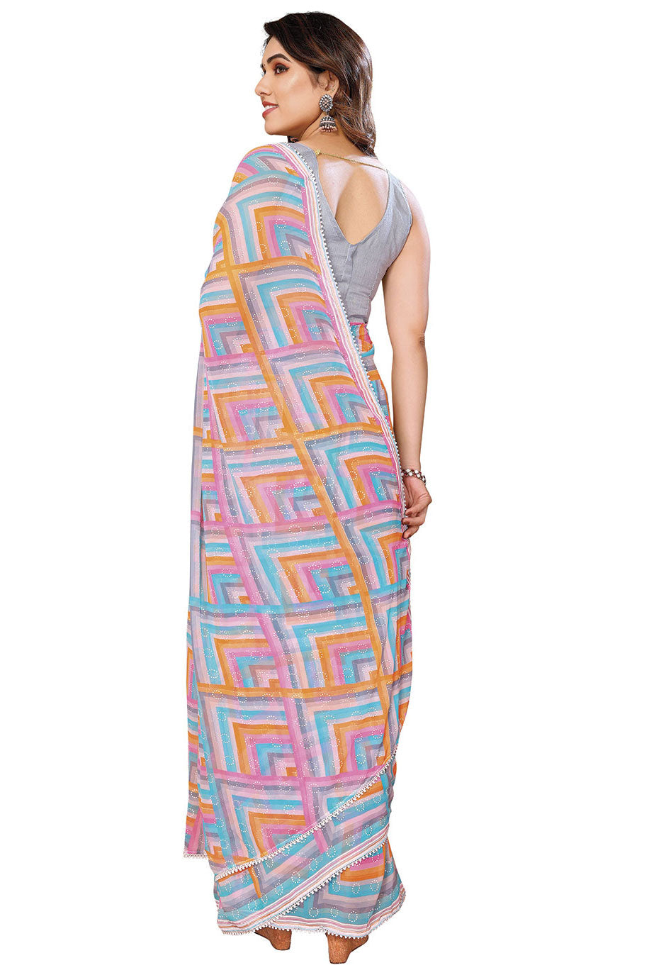 multicolor-readymade-georgette-saree-zb130405_3_SareeButa.com