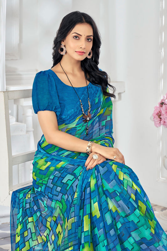 blue-printed-chiffon-saree-zb131650_2_SareeButa.com