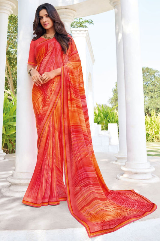 Multicolor Printed Georgette Saree-ZB133236_1_SareeButa.com