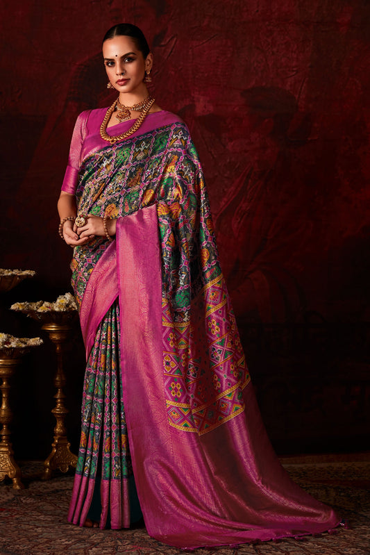 multicolor-printed-patola-silk-saree-zb131056_1_SareeButa.com