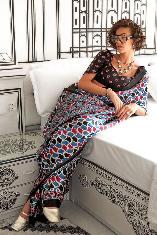 multicolor-satin-crepe-saree-zb131454_2_SareeButa.com