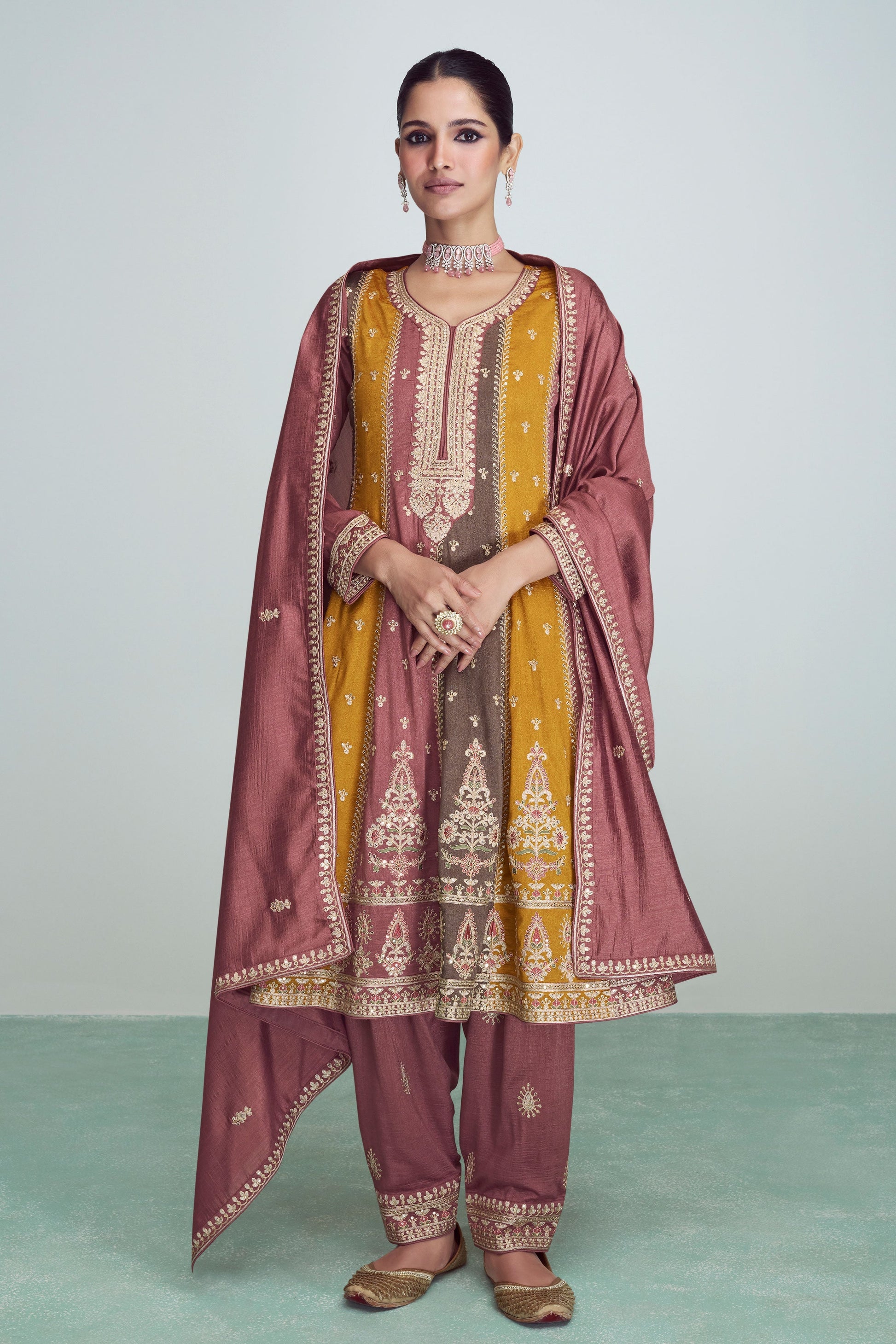 multicolor-silk-anarkali-suit-ss017_1_SareeButa.com