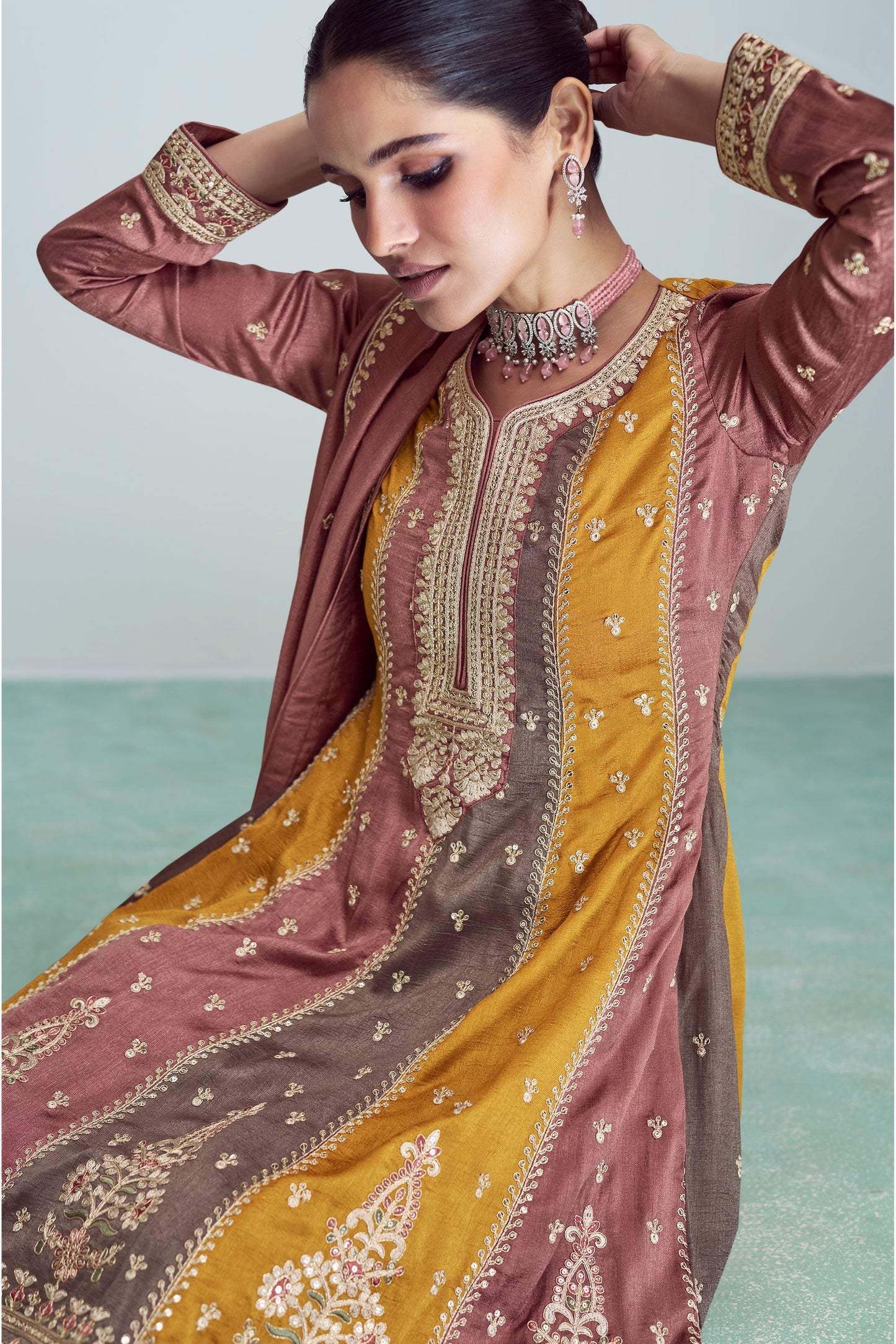 multicolor-silk-anarkali-suit-ss017_2_SareeButa.com
