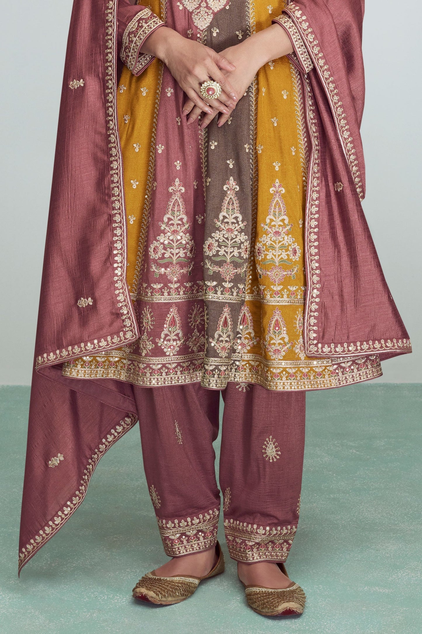 multicolor-silk-anarkali-suit-ss017_3_SareeButa.com