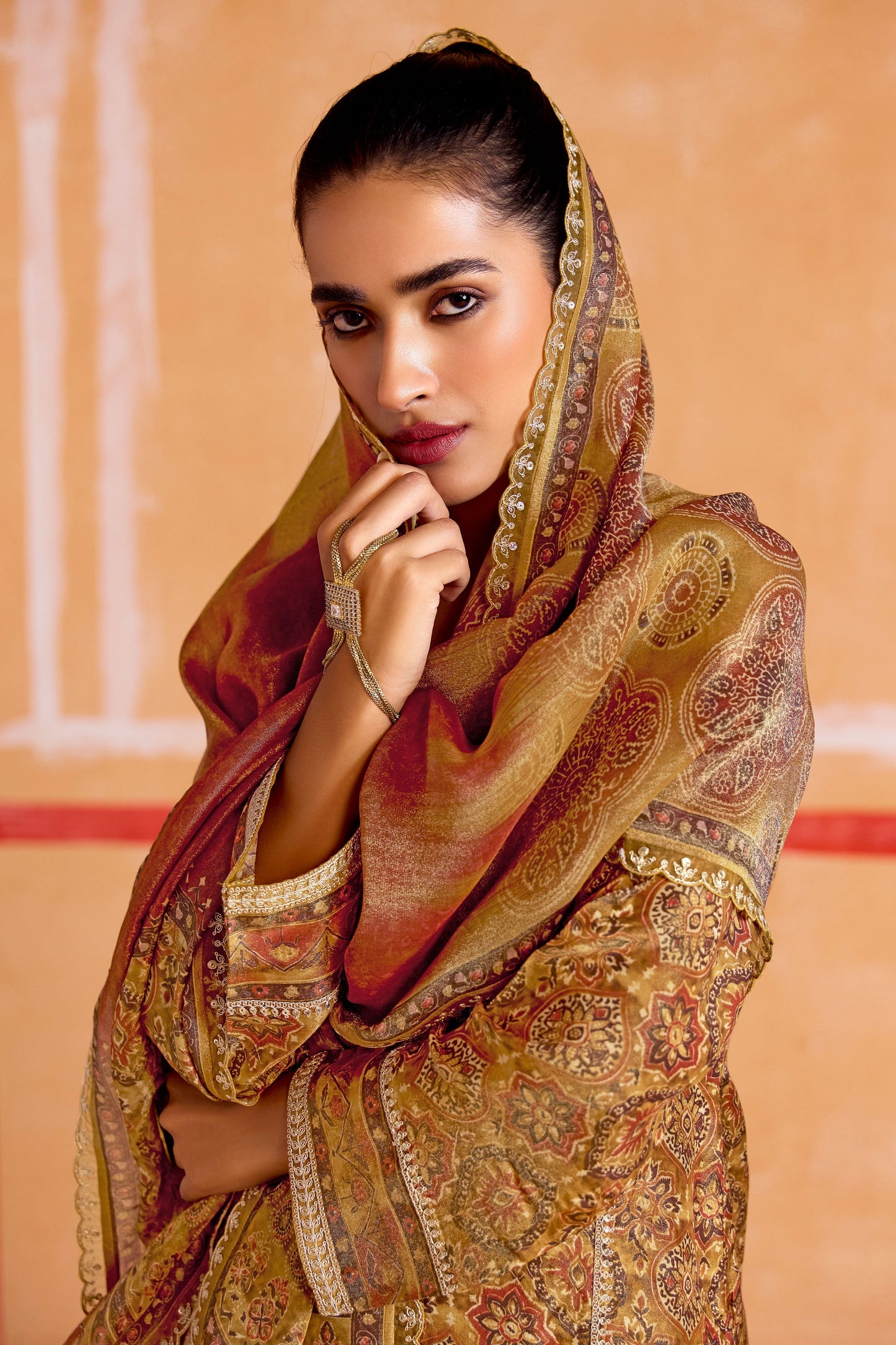 Multicolor Unstitched Embroidered Muslin Suit-SS198_2_SareeButa.com