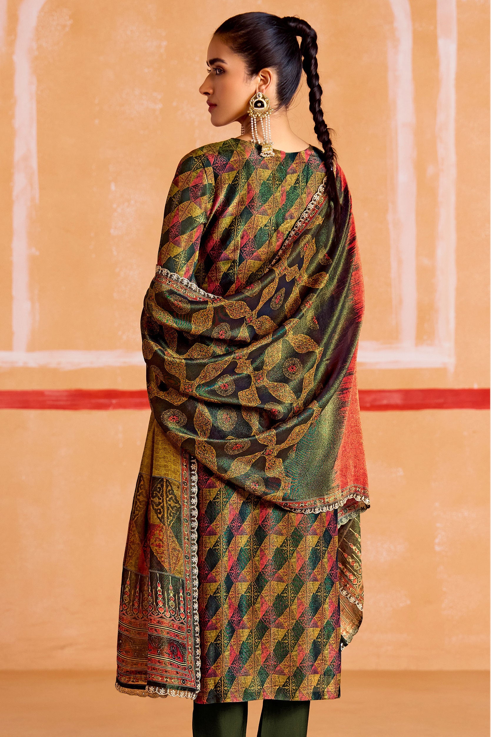 Multicolor Unstitched Embroidered Muslin Suit-SS202_3_SareeButa.com