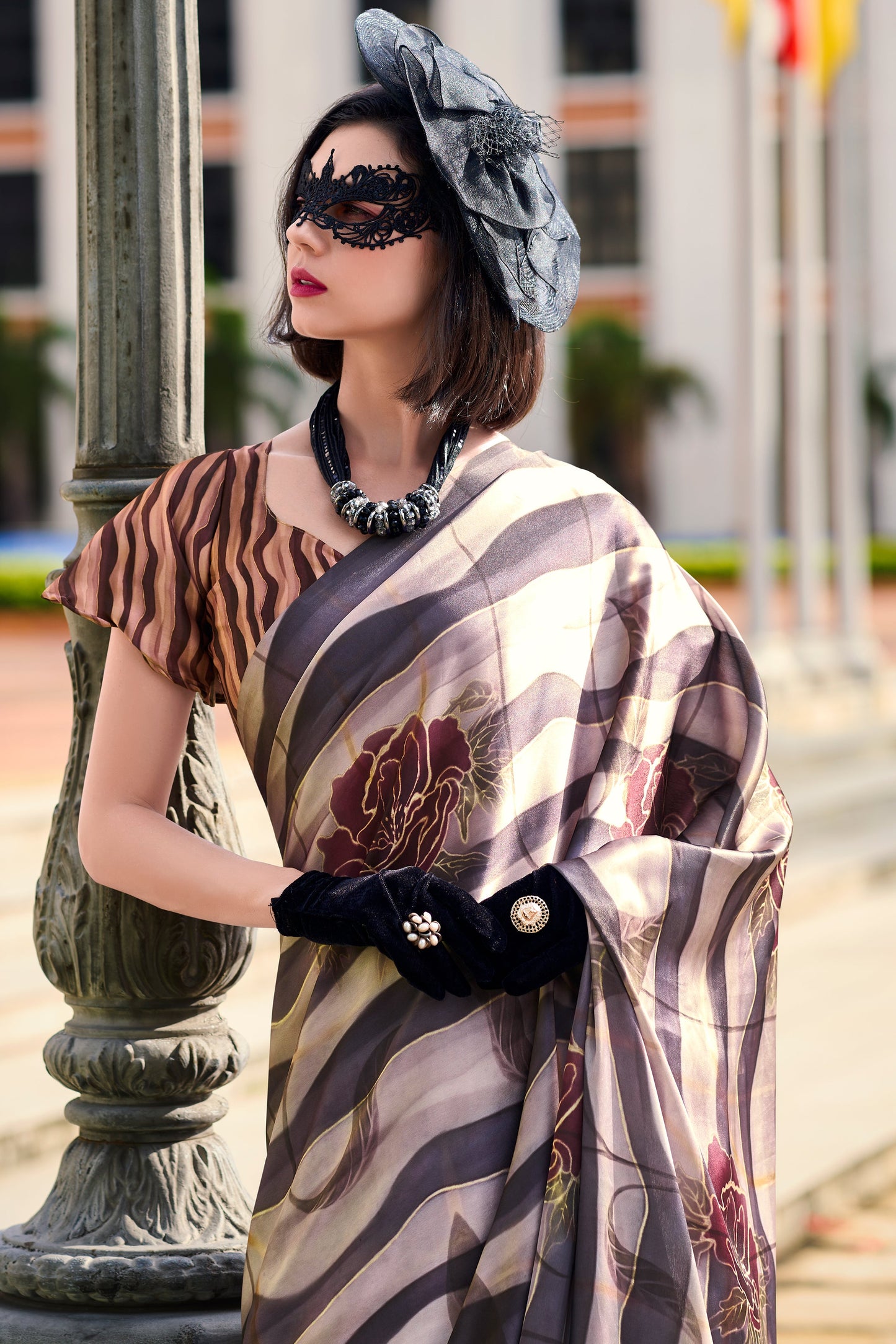 Multicolor Printed Satin Crepe Saree-ZB133763_4_SareeButa.com