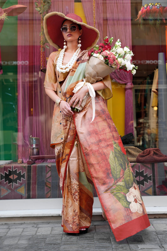 Multicolor Printed Silk Saree-SAR11362_1_SareeButa.com