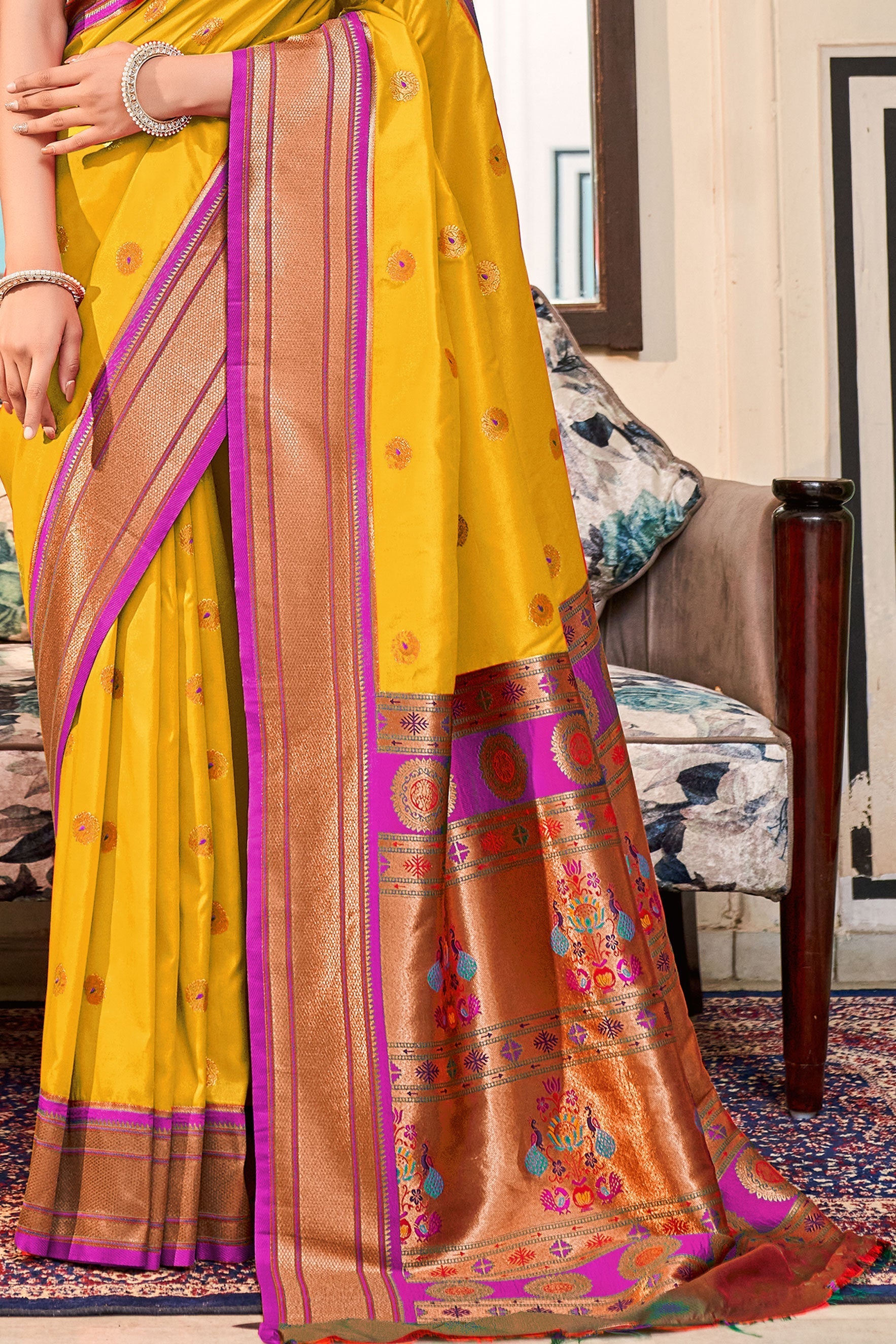 mustard-yellow-paithani-saree-zb131963_3_SareeButa.com