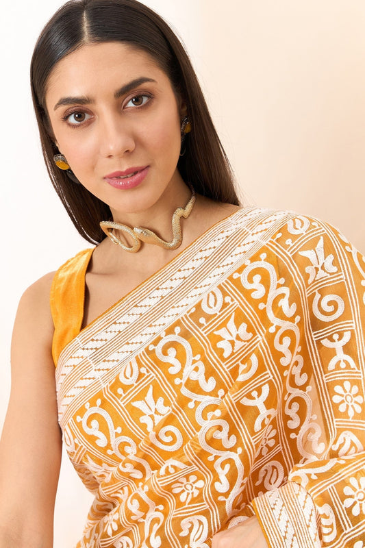 mustard-embroidered-organza-saree-zb131102_2_SareeButa.com
