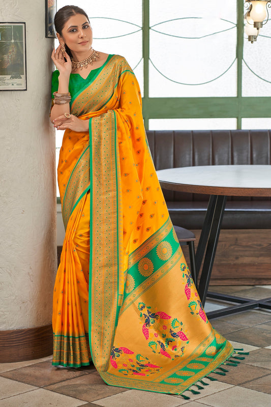 mustard-yellow-silk-paithani-saree-zb132437_1_SareeButa.com