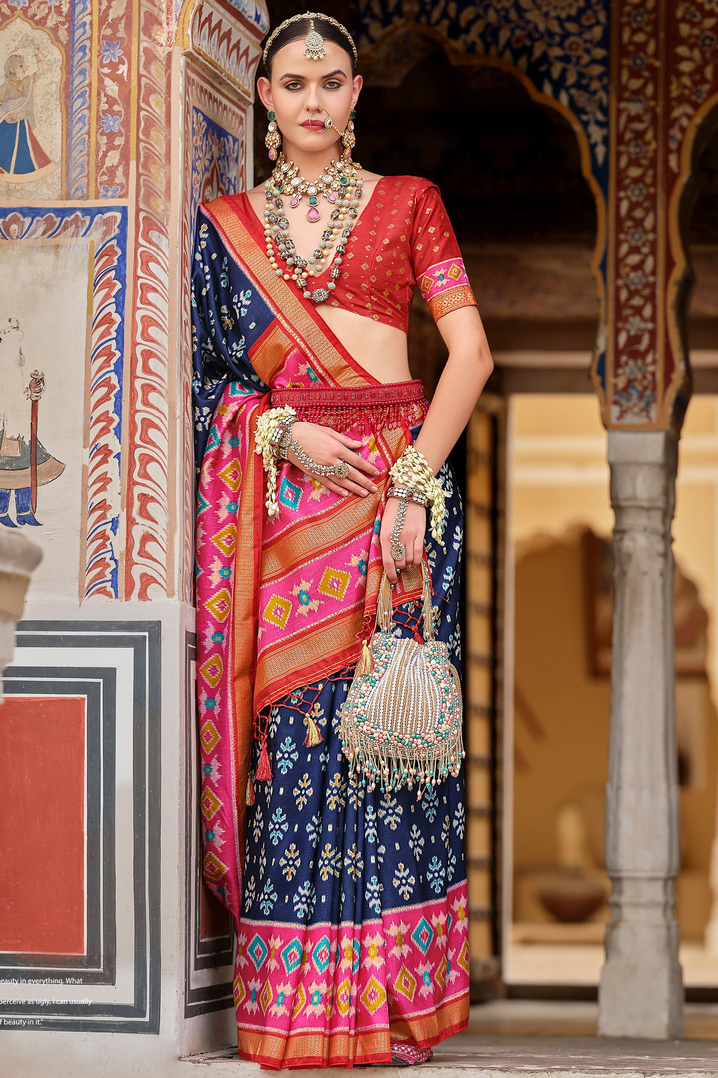 navy-blue-printed-patola-saree-zb132856_1_SareeButa.com