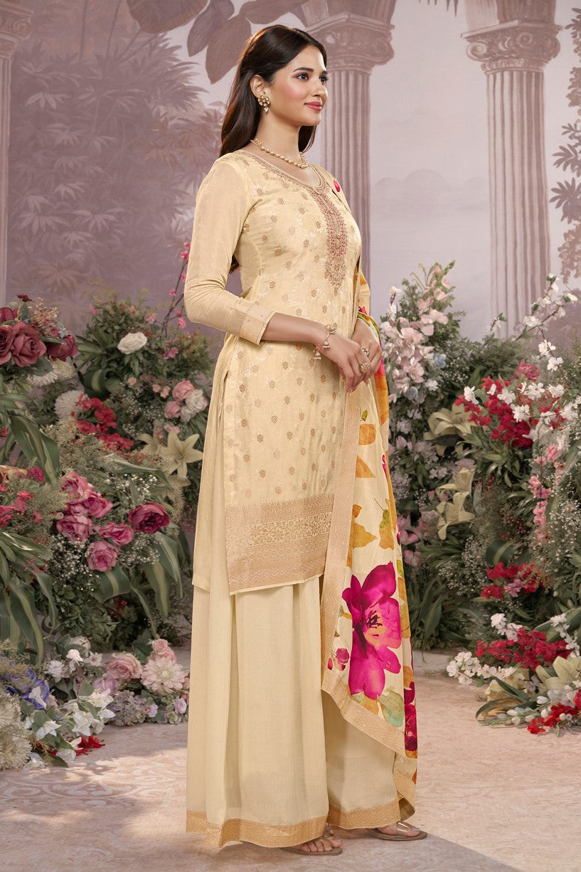 Off-White Readymade Dola Silk Suit-SS961_5_SareeButa.com