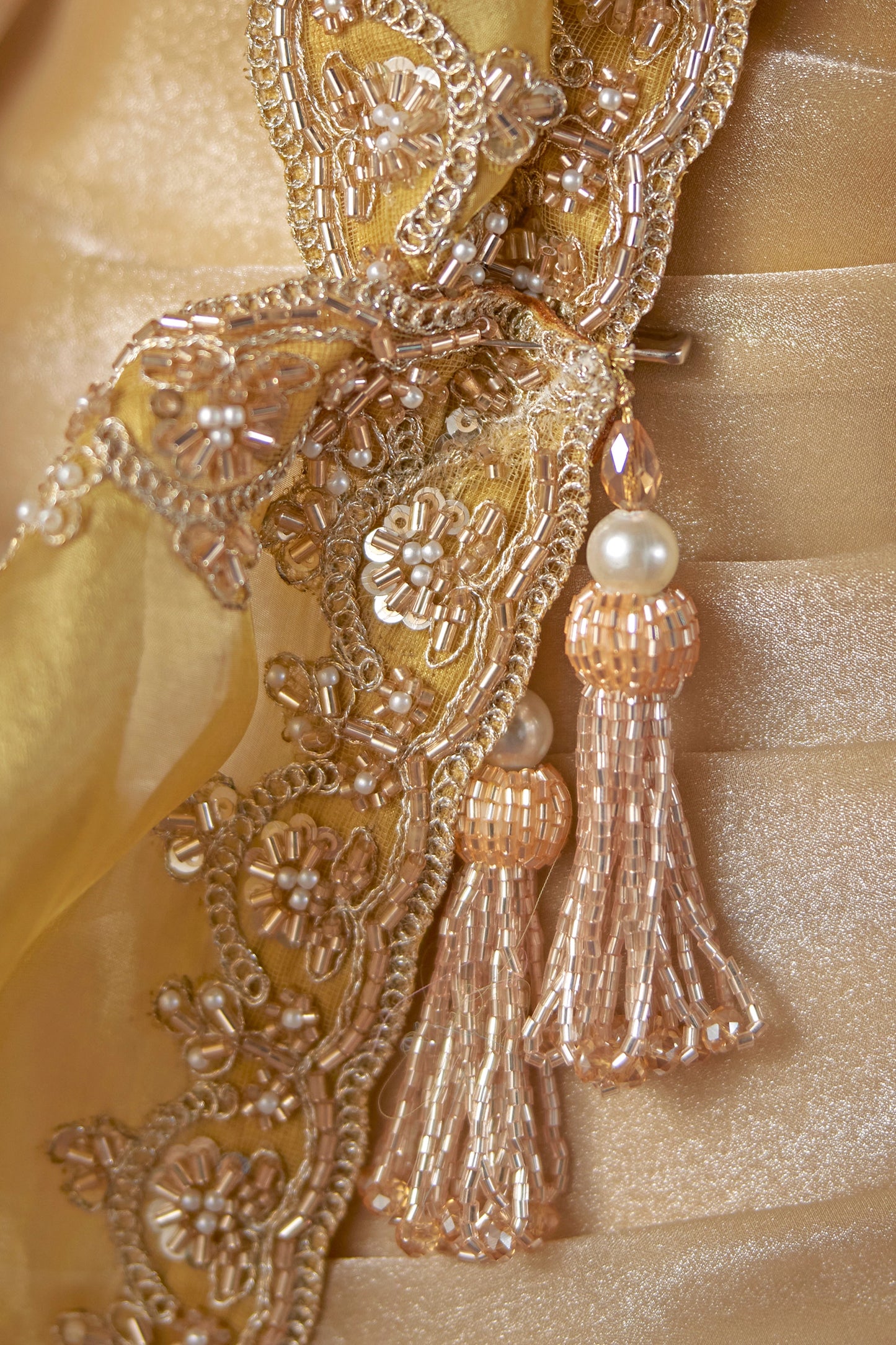Off White Embroidered Satin Saree-SAR13204_3_SareeButa.com