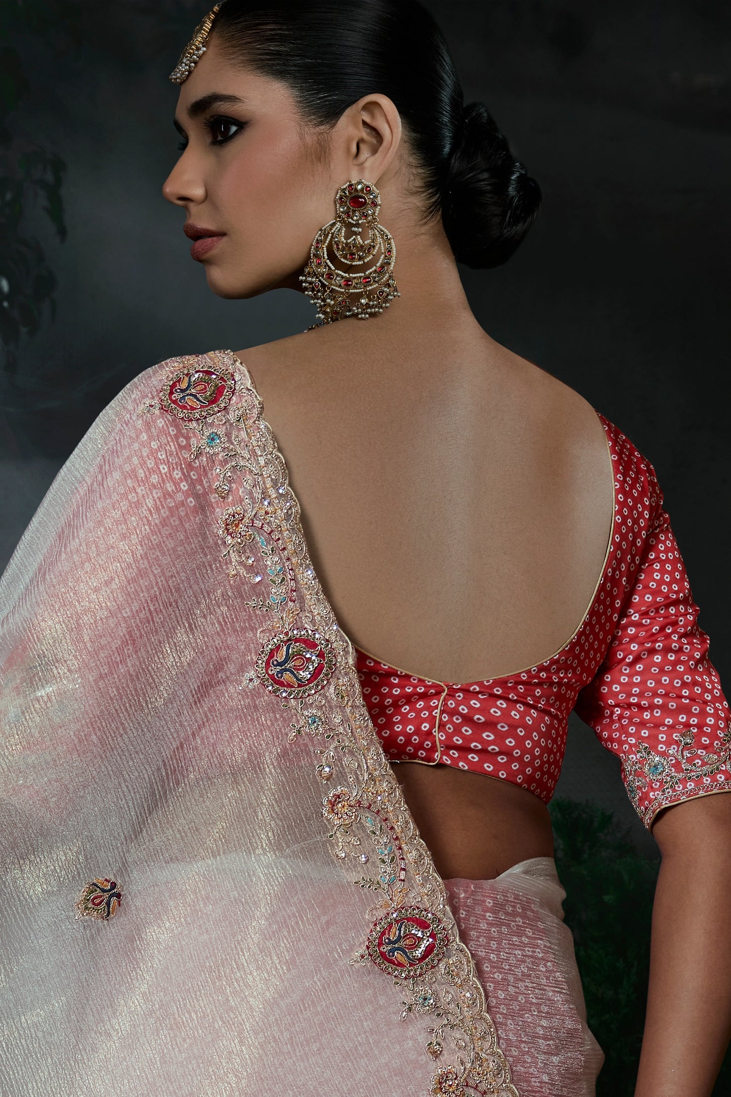 Off White Embroidered Tissue Organza Saree-SAR13100_3_SareeButa.com