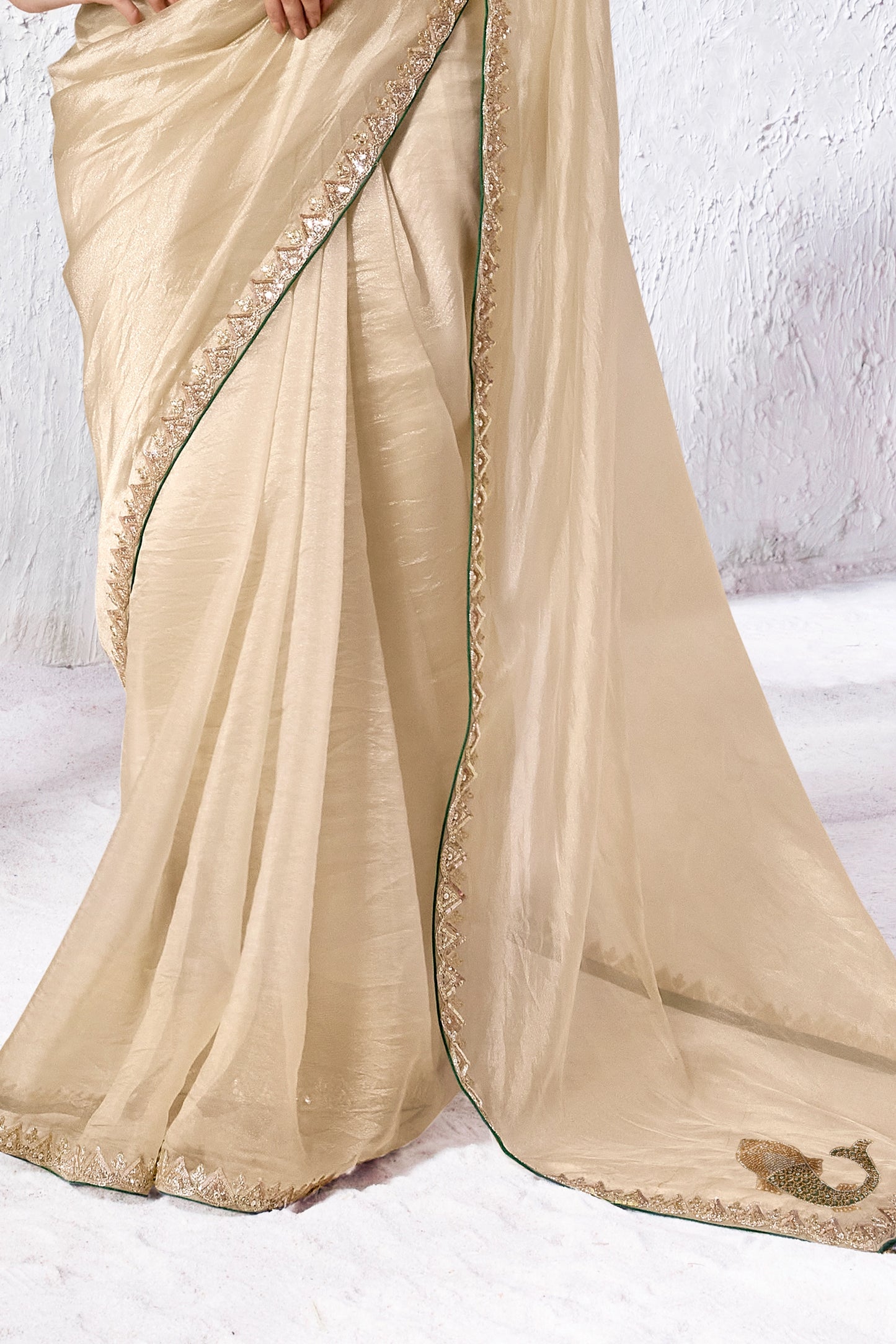 Off White Embroidered Tissue Silk Saree-SAR13156_4_SareeButa.com