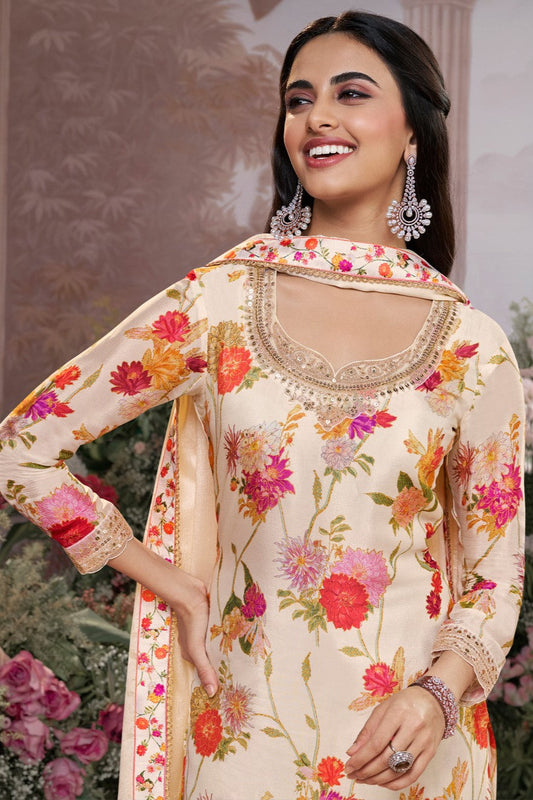 Off White Readymade Chinon Sharara Suit-SS969_2_SareeButa.com
