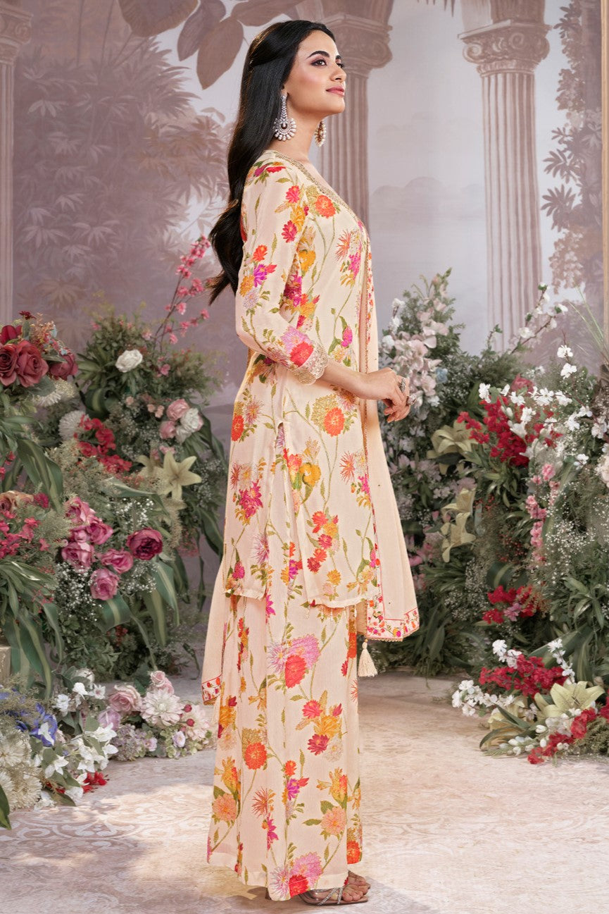 Off White Readymade Chinon Sharara Suit-SS969_5_SareeButa.com