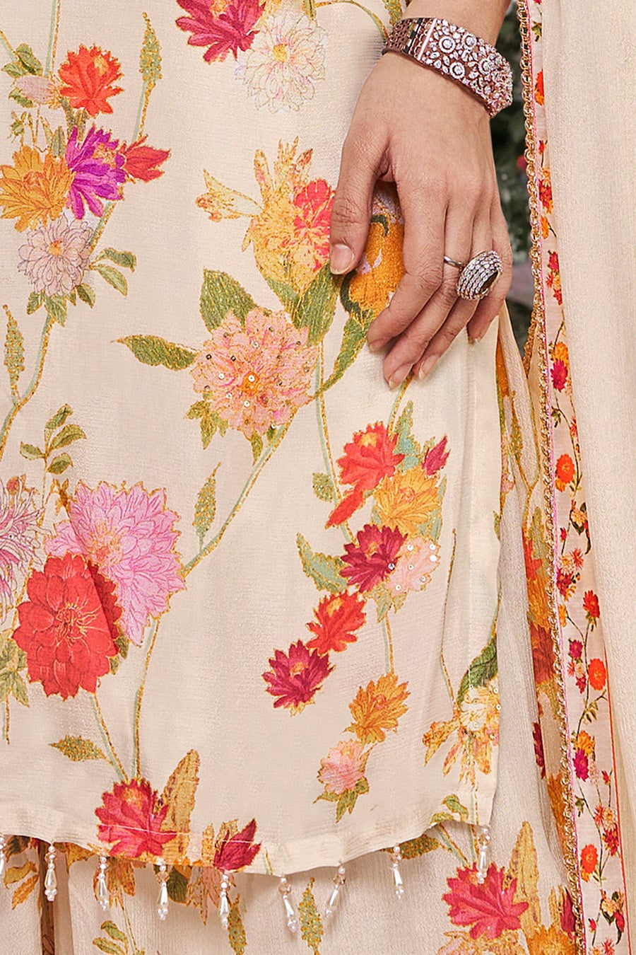 Off White Readymade Chinon Sharara Suit-SS969_6_SareeButa.com