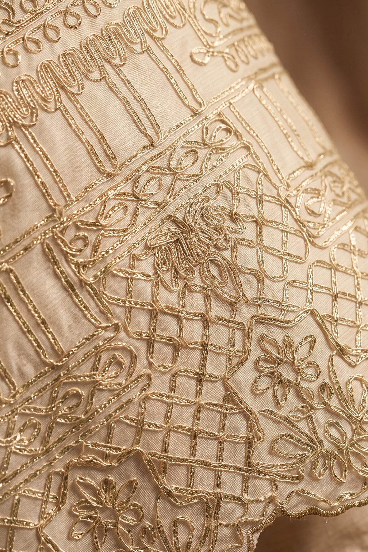 Off White Readymade Embroidered Chinon Palazzo Suit-SAR13359_4_SareeButa.com