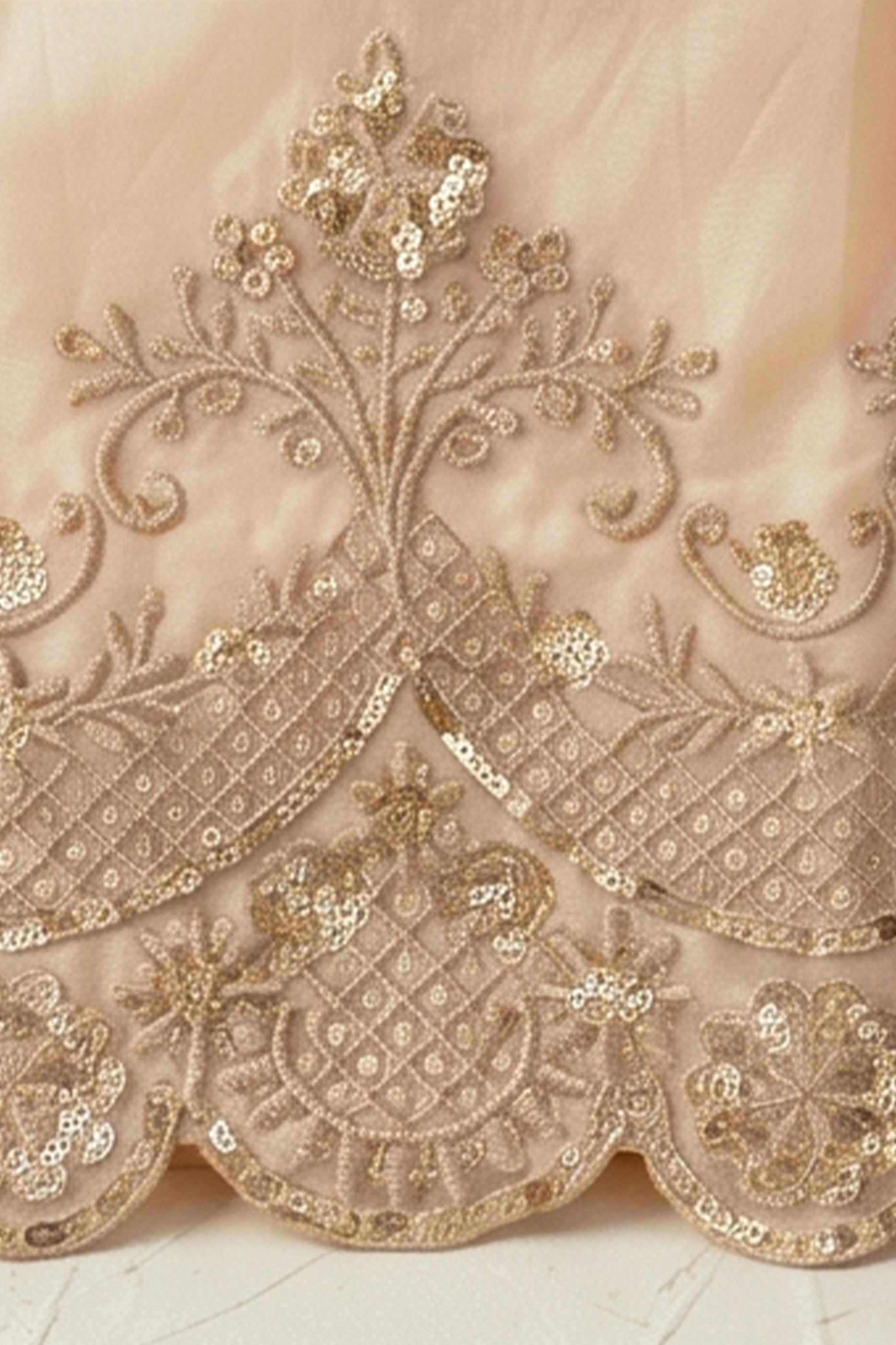 Off White Readymade Embroidered Silk Sharara Suit-SAR13002_4_SareeButa.com