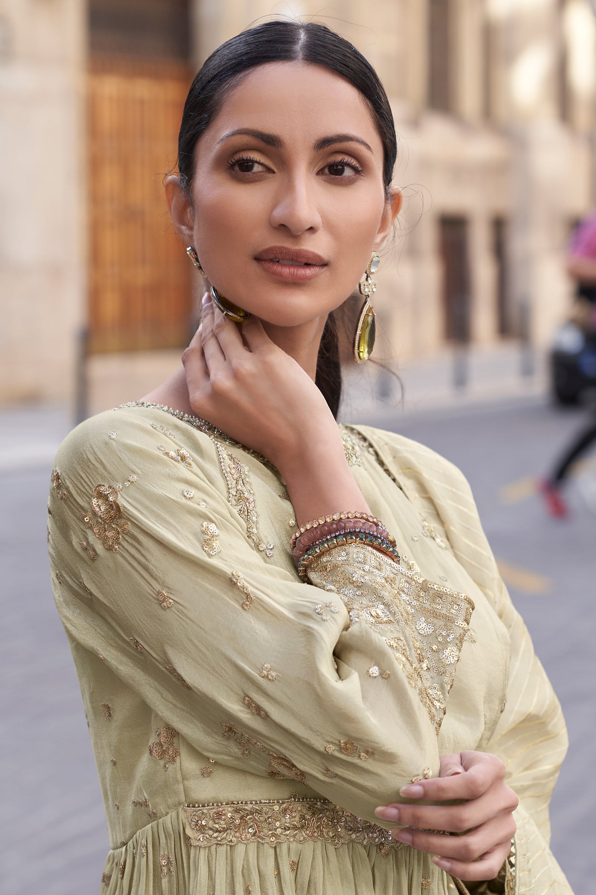 Off White Readymade Simar Silk Sharara Suit-SS623_3_SareeButa.com