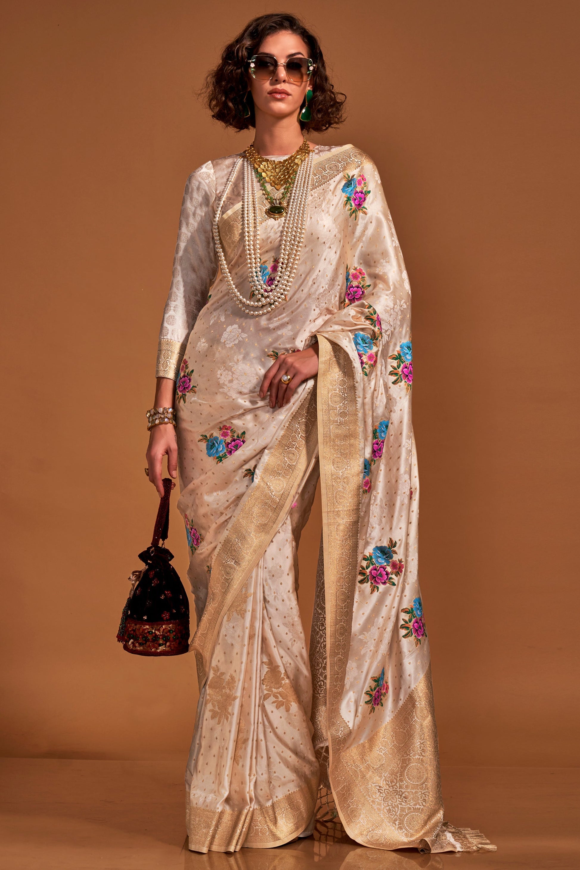 off-white-woven-satin-silk-saree-zb132663_1_SareeButa.com