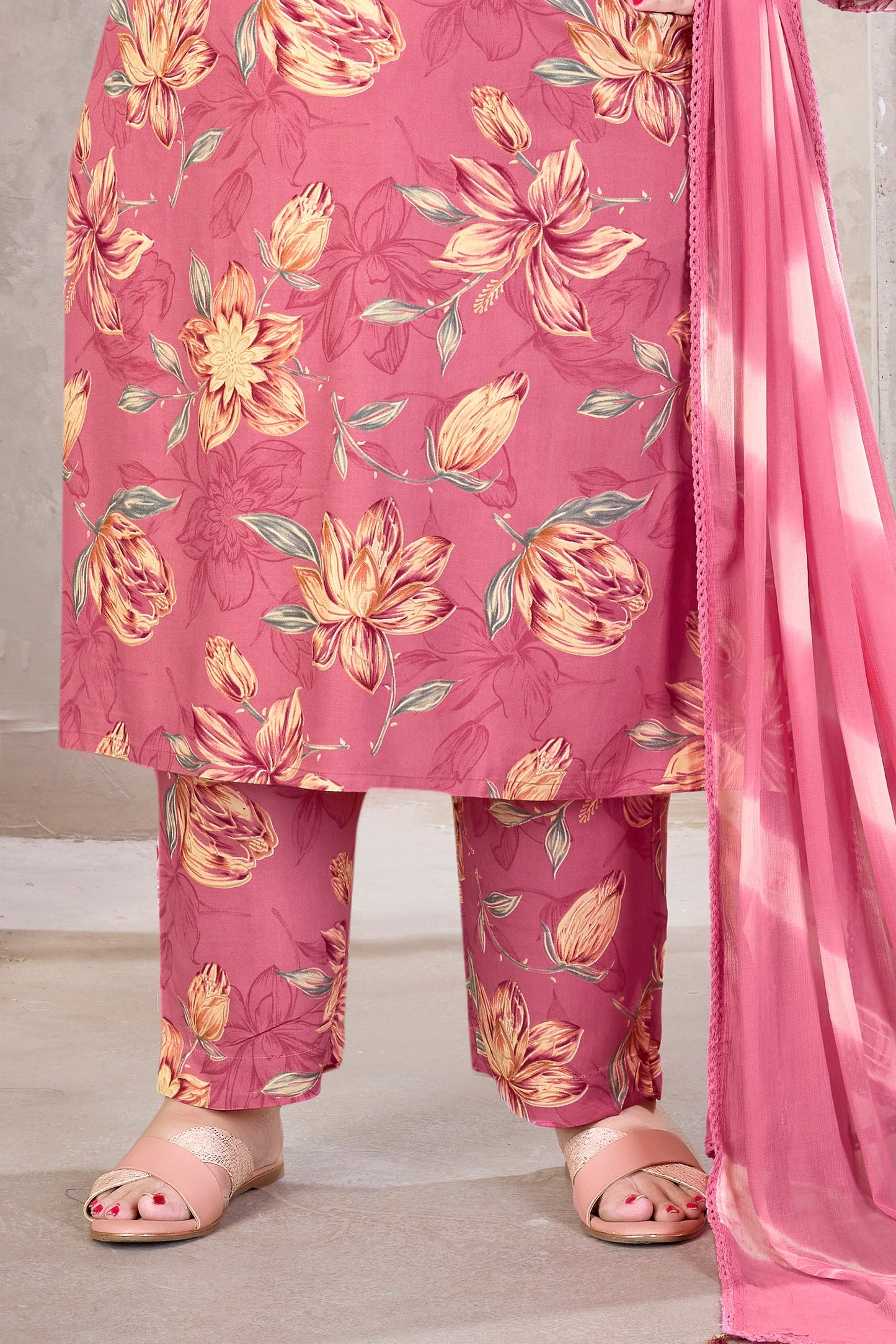 Onion Pink Readymade Rayon Suit-SAR11774_5_SareeButa.com