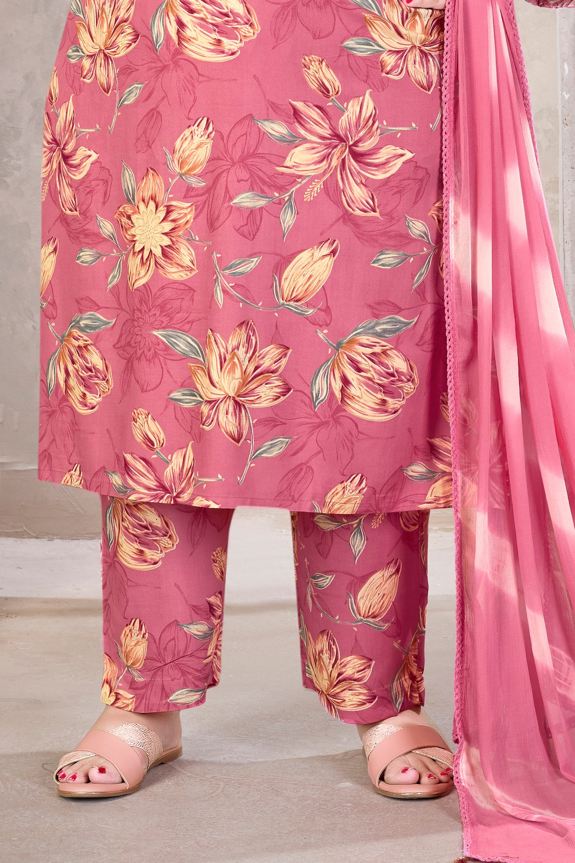 Onion Pink Readymade Rayon Suit-SAR11774_5_SareeButa.com