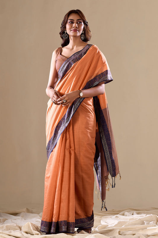 orange-cotton-saree-zb131063_1_SareeButa.com