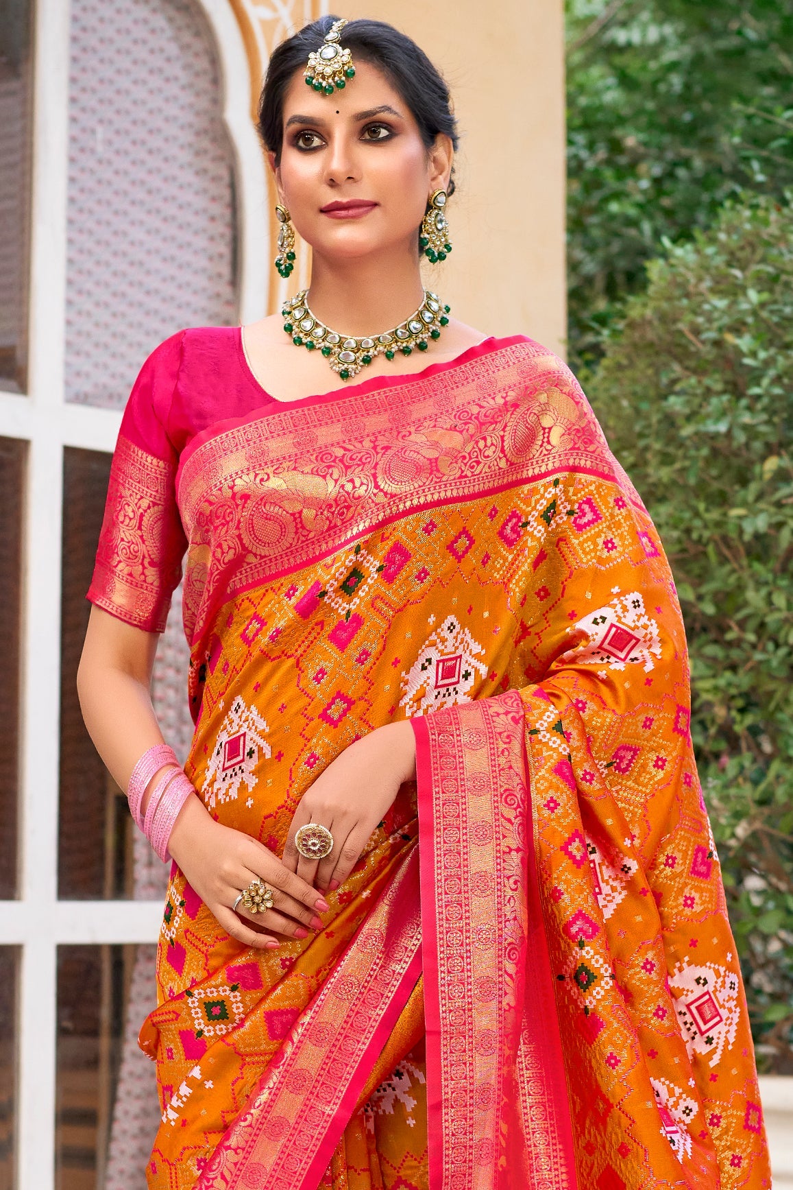 orange-silk-patola-saree-zb132304_2_SareeButa.com