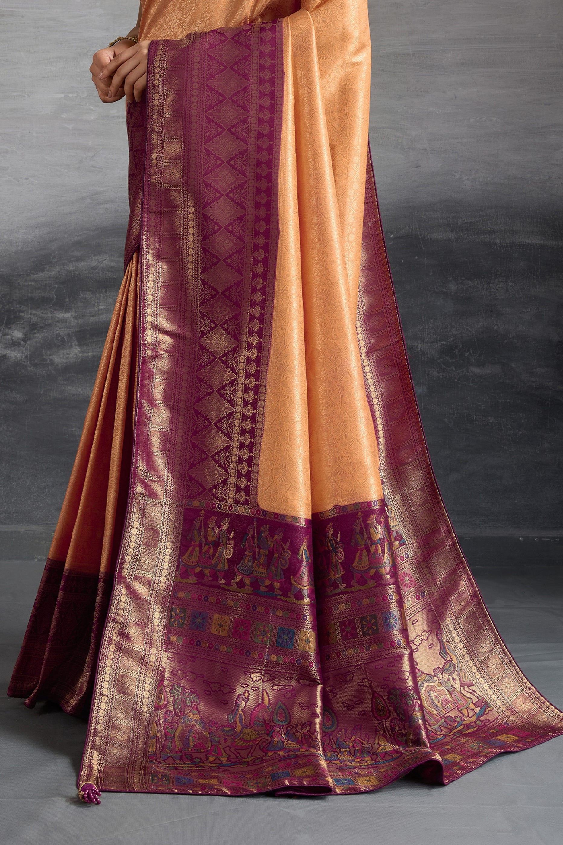 orange-woven-kanjivaram-silk-saree-sar10485_6_Sareebuta.com