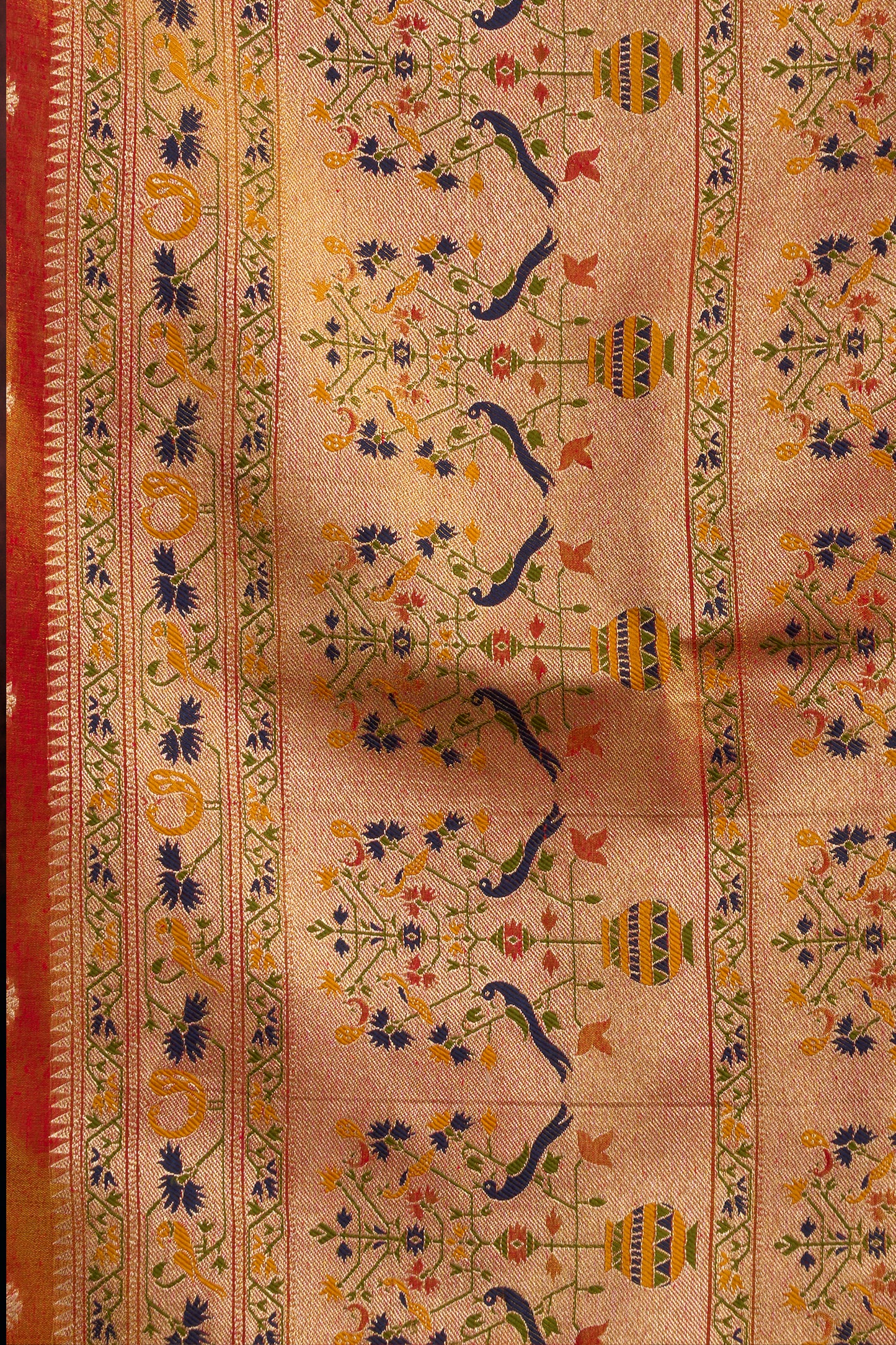 Orange Woven Tissue Silk Saree-SAR13188_3_SareeButa.com