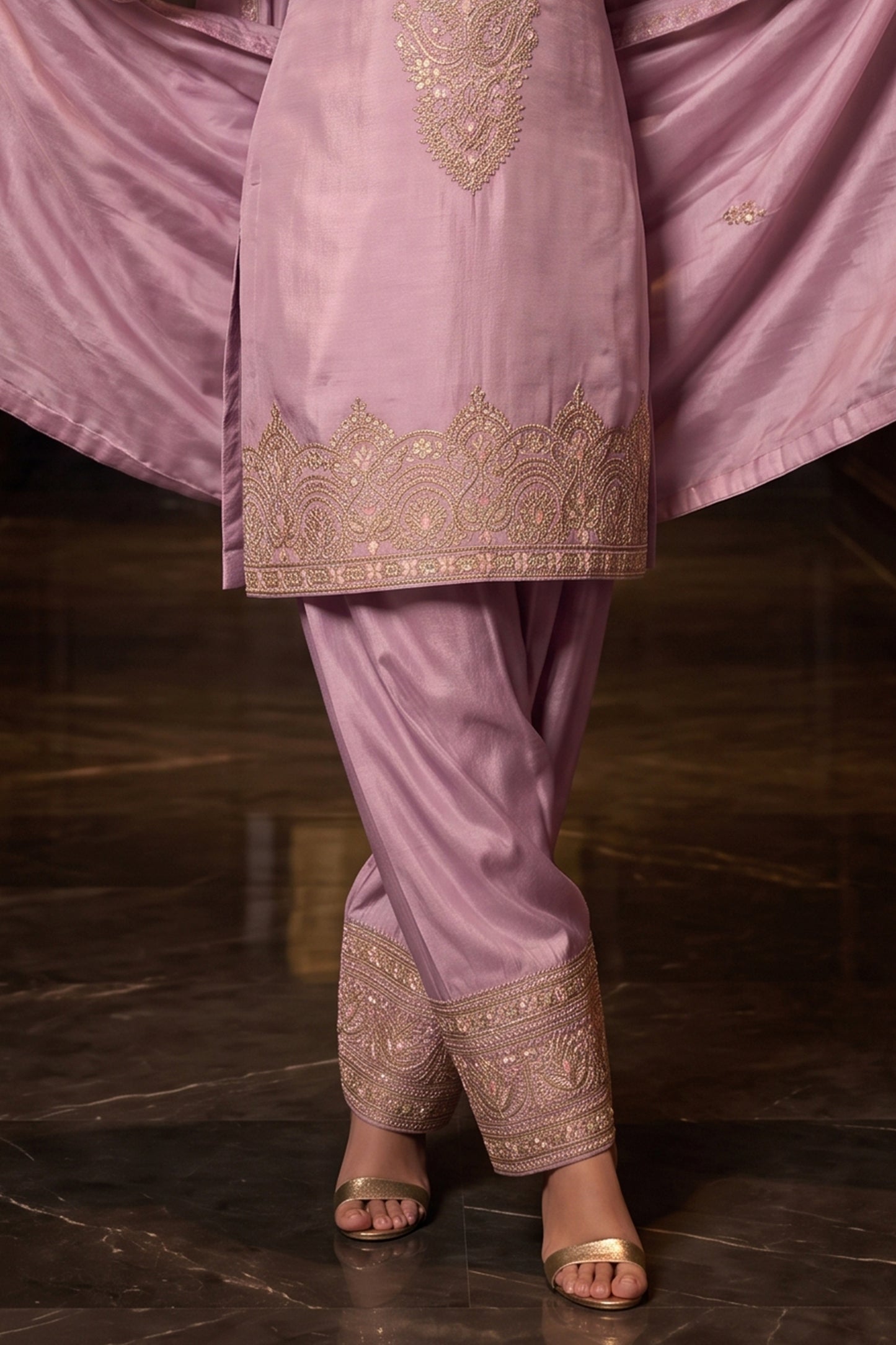 Orchid Pink Readymade Embroidered Simar Silk Suit-SAR13008_6_SareeButa.com