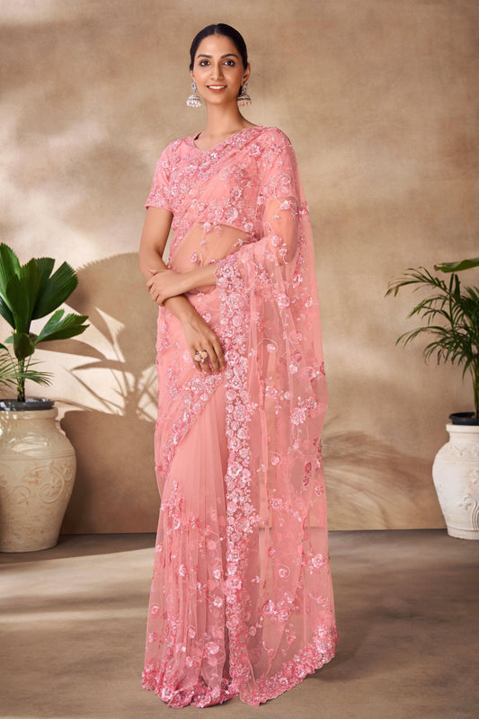 peach-embroidered-net-saree-zb131838_1_SareeButa.com