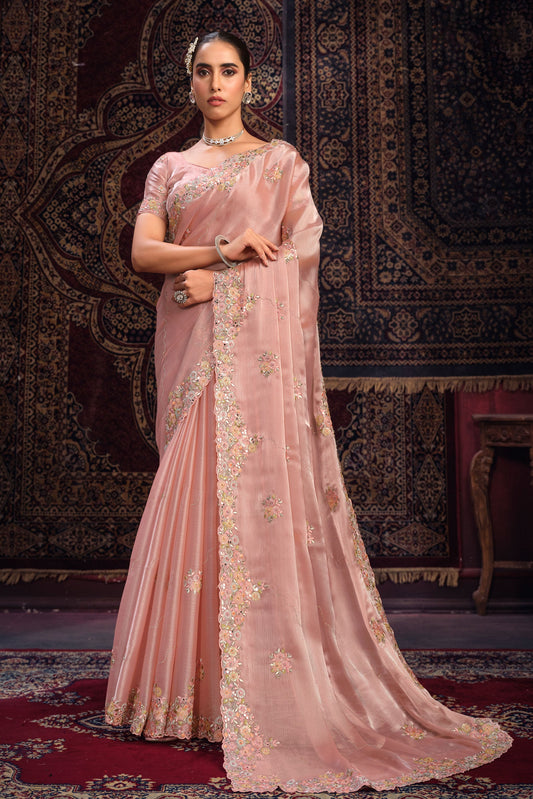 peach-organza-sequin-saree-zb131773_1_SareeButa.com