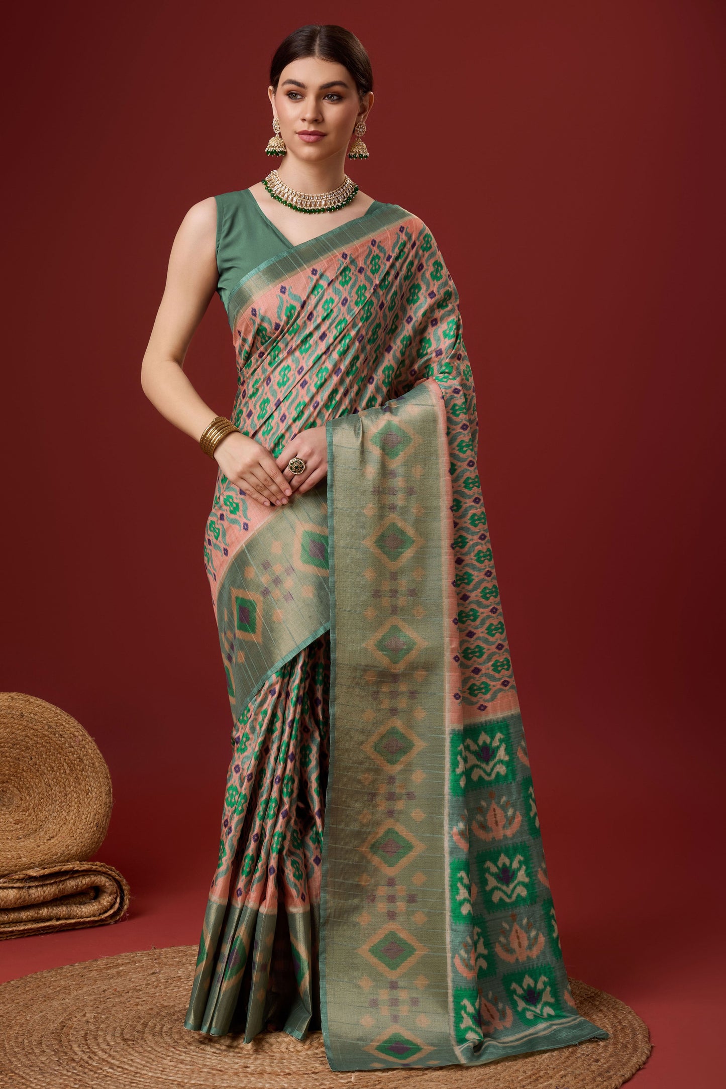 peach-printed-cotton-silk-saree-zb131892_2_SareeButa.com